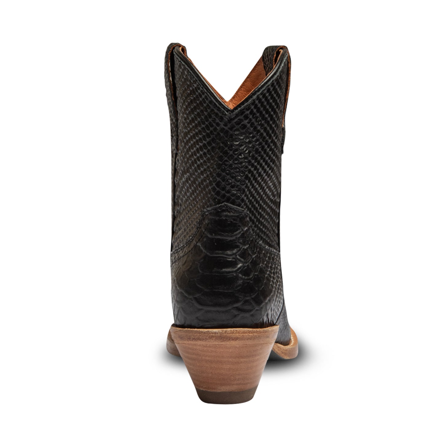 Austin Anaconda Leather Western Booties By Buck & Brana