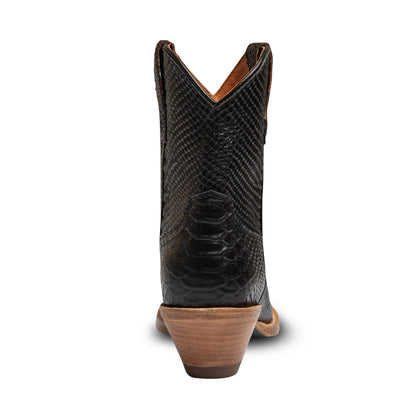 Austin Anaconda Leather Western Booties By Buck & Brana