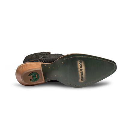 Austin Anaconda Leather Western Booties By Buck & Brana