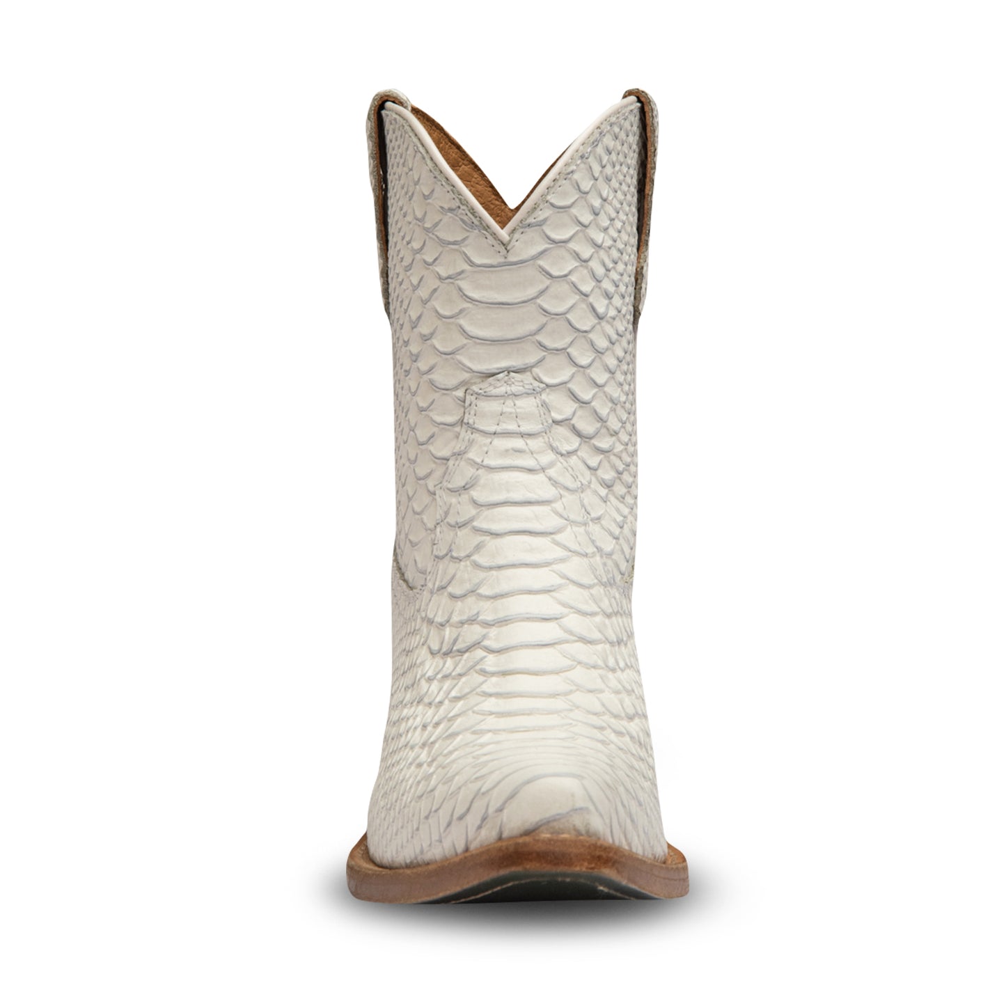 Austin Anaconda Leather Western Booties By Buck & Brana