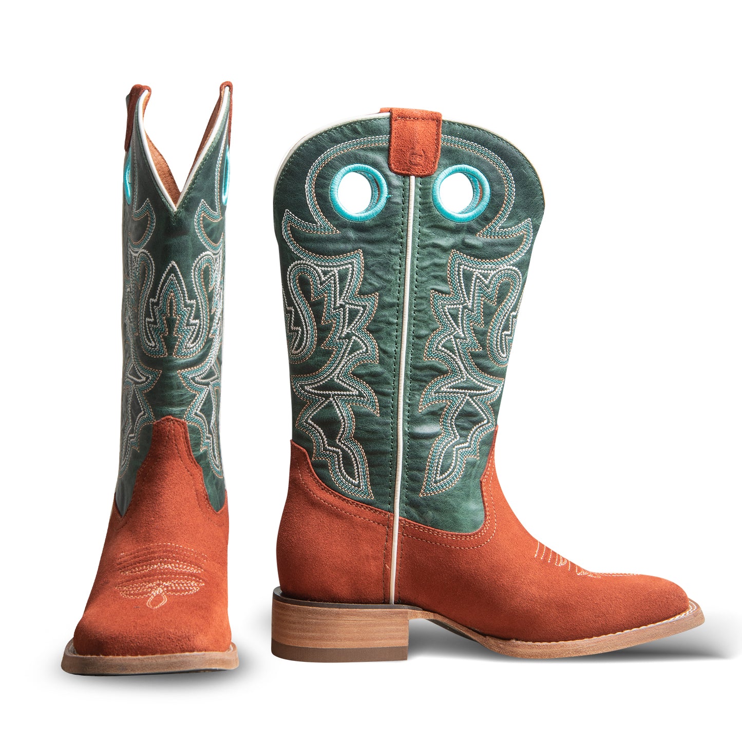 Darla leather cowgirl boots by Buck & Brana