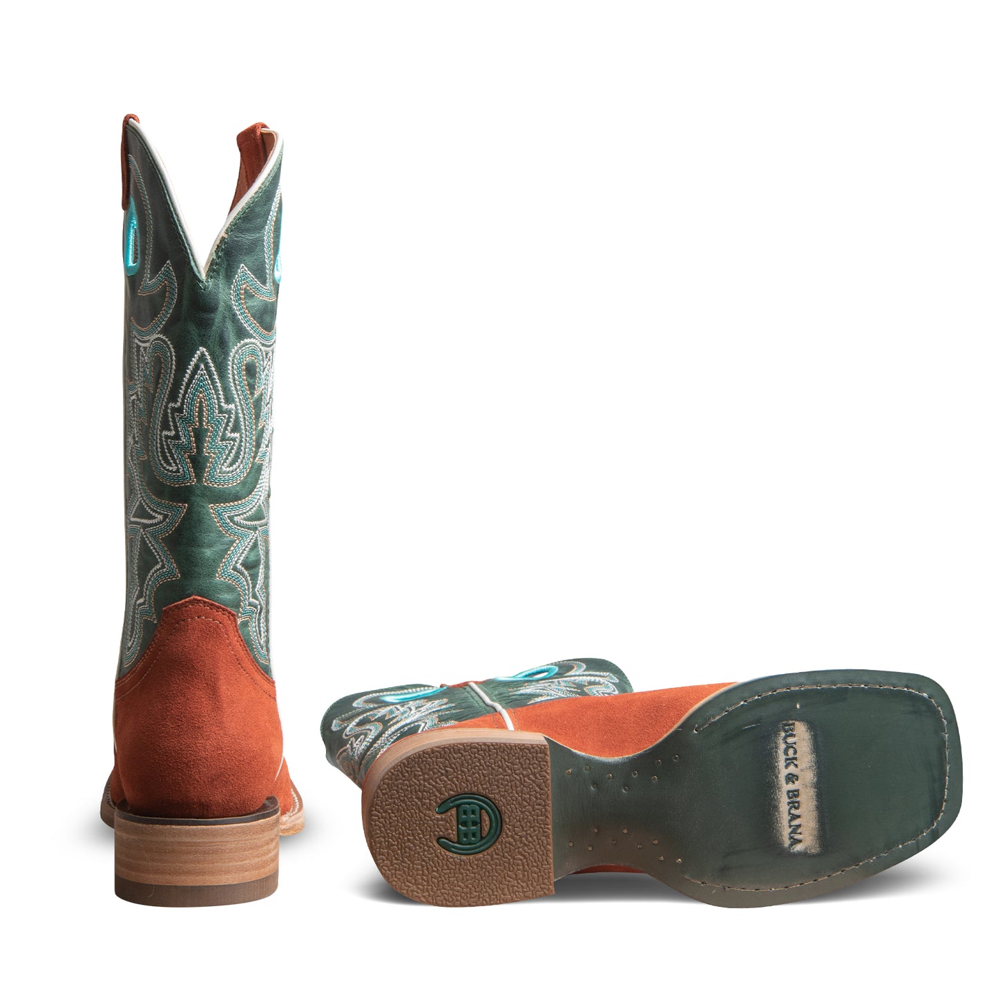Darla leather cowgirl boots by Buck & Brana