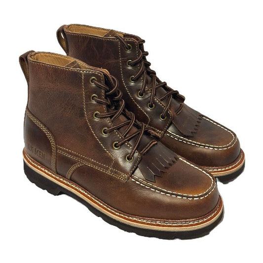 Ax Men Boots Barnes 6 Inch Front Lace Moc Toe 005