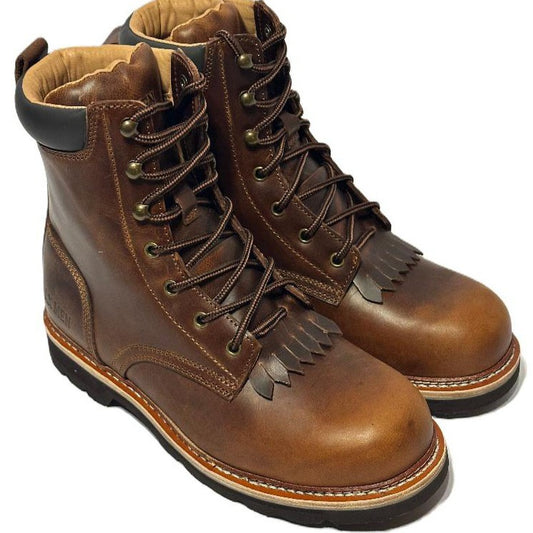 Ax Men Boots Braxton 8 Inch Padded Collar Front Lace 003