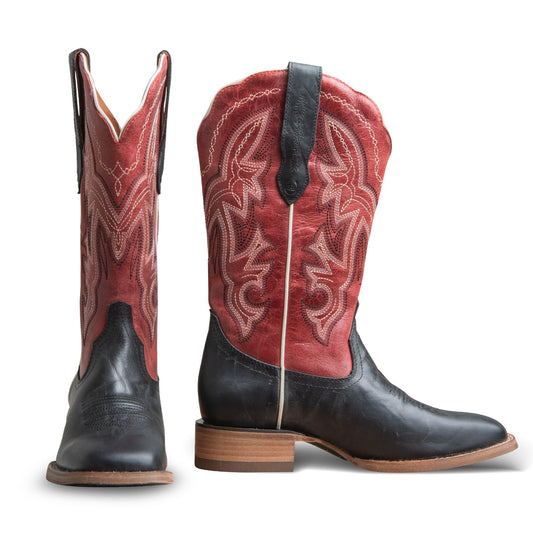 Fedra leather cowgirl boots by buck brana