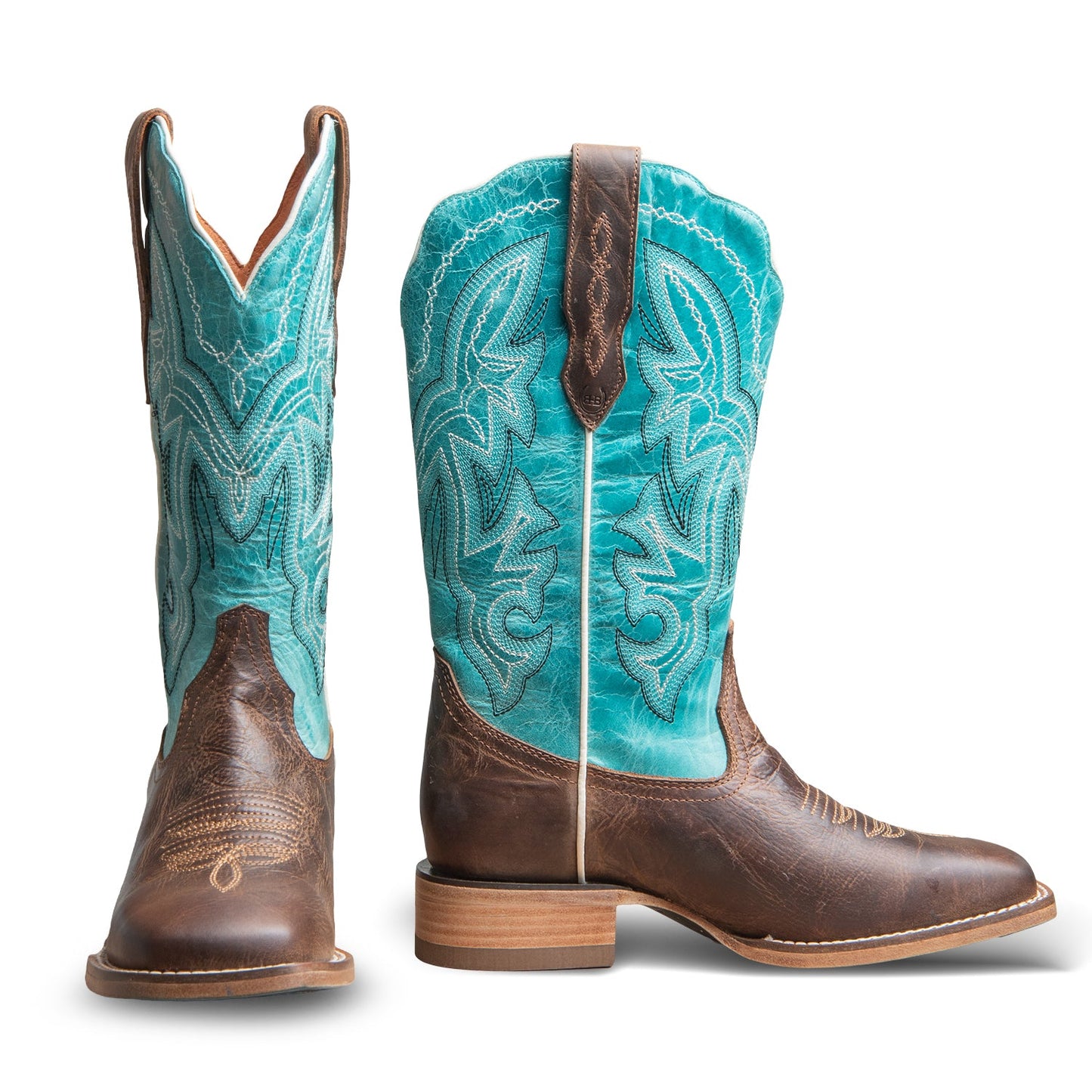 Fedra leather cowgirl boots by buck brana