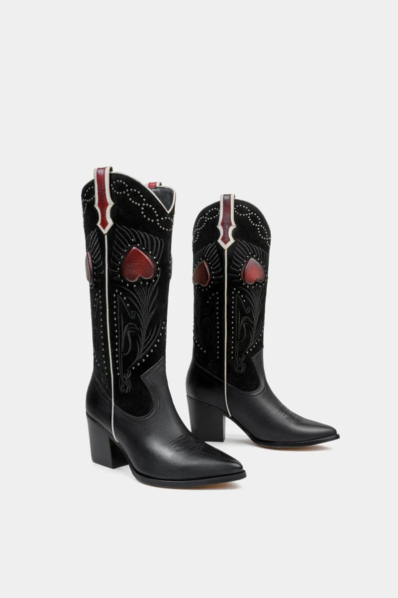 Dante Women's Leather Boots Fiore
