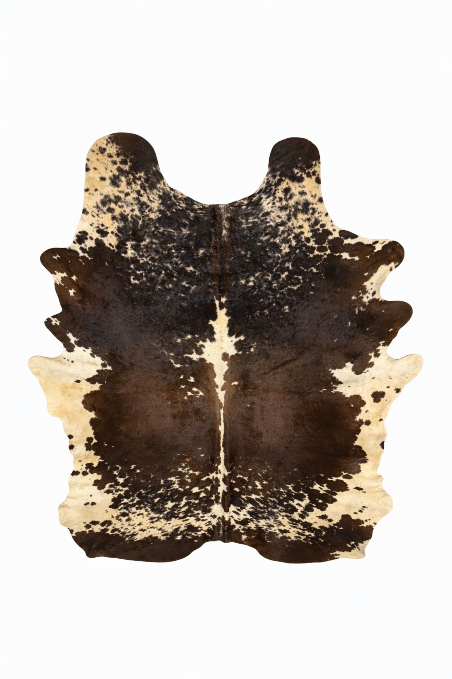 Rhacam Eco Hides Frances Brown Speckled Cowhide Rug 8'7" × 6'8"