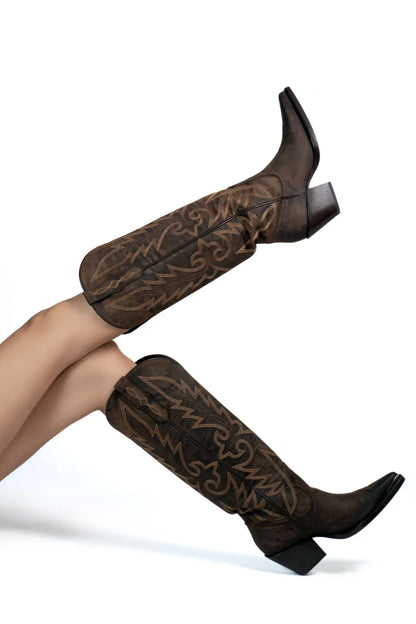 Dante Western Fashion Leather Boots Gilia For women