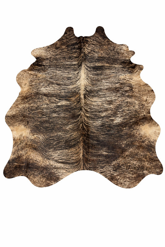 Rhacam Eco Hides Brindle Cowhide Rug 8'7" × 6'6"