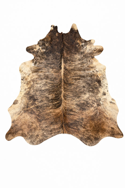 Rhacam Eco Hides Brindle Cowhide Rug 8'4" × 6'11"