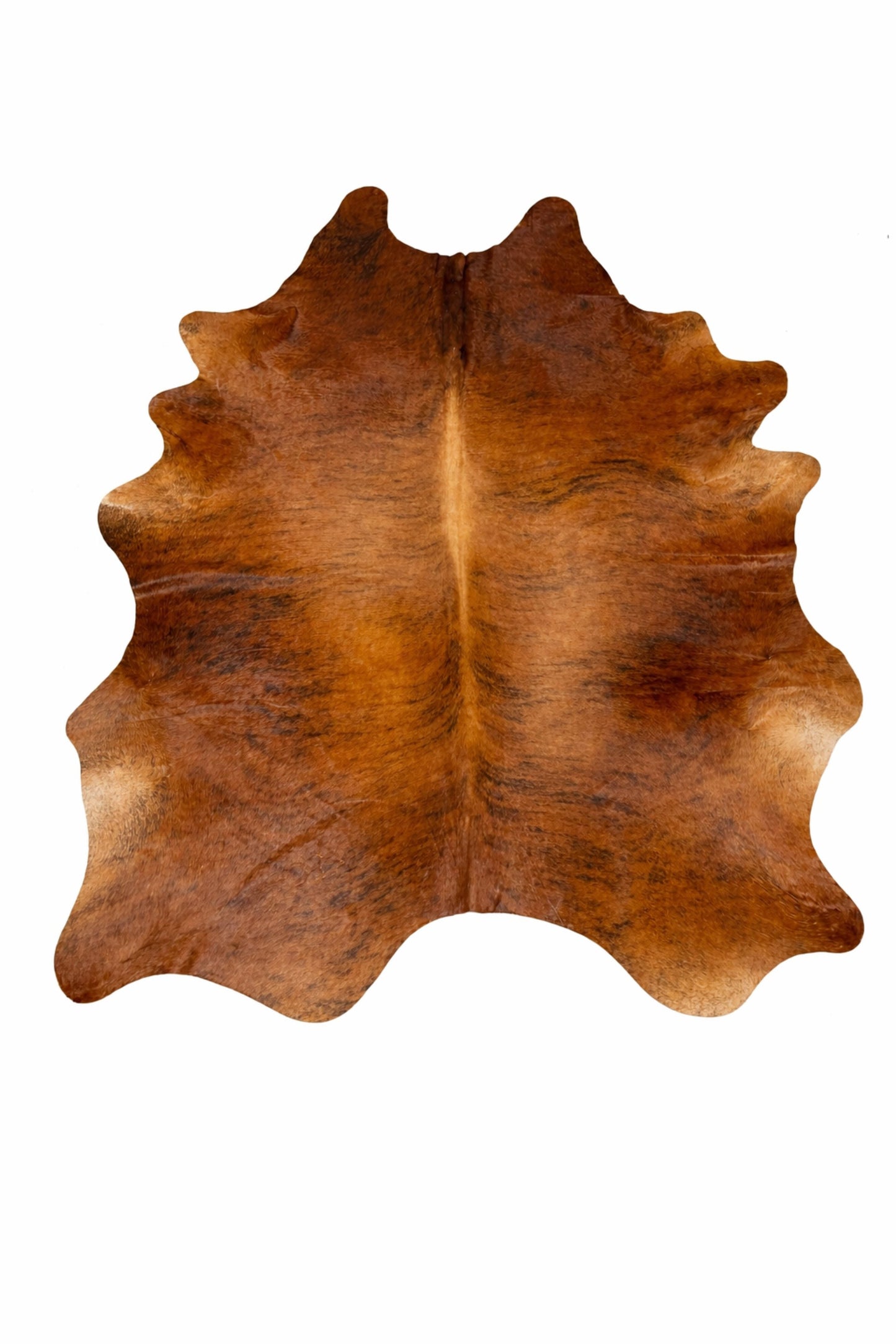 Rhacam Eco Hides Brindle Cowhide Rug 8'1" × 6'6"