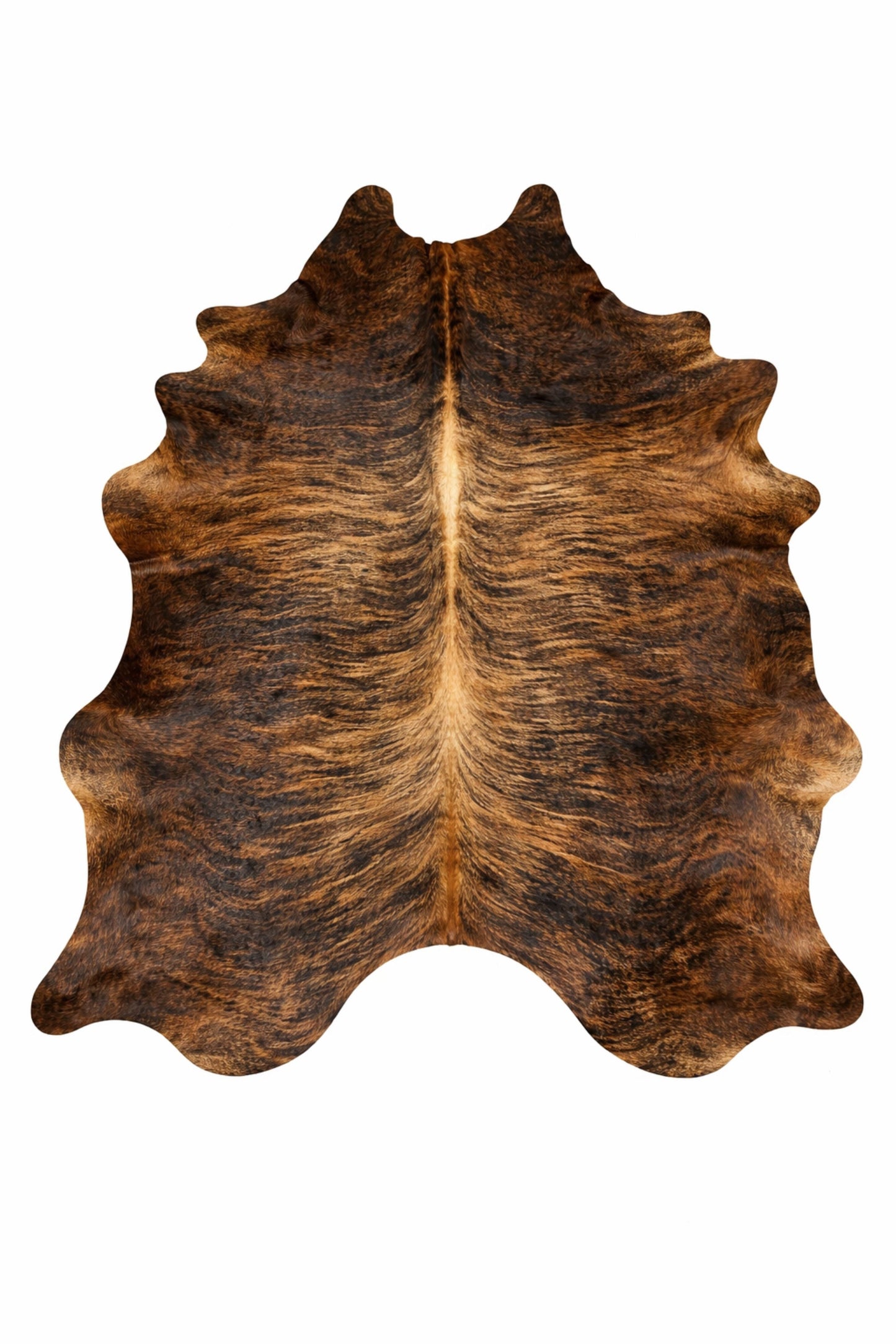 Rhacam Eco Hides Brindle Cowhide Rug 8'3" × 6'2"