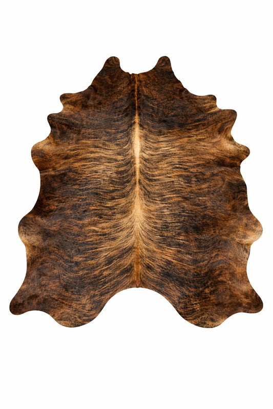 Rhacam Eco Hides Brindle Cowhide Rug 8'3" × 6'2"