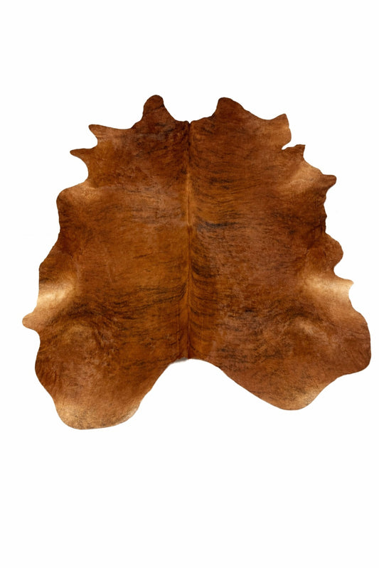 Rhacam Eco Hides Brindle Cowhide Rug 7'7" × 6'1"
