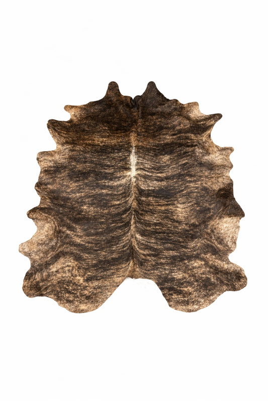 Rhacam Eco Hides Brindle Cowhide Rug 7'6" × 6'3"