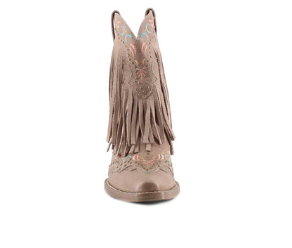 Joelle Leather Cowgirl Boots - Stylish & Comfortable by Buck & Brana
