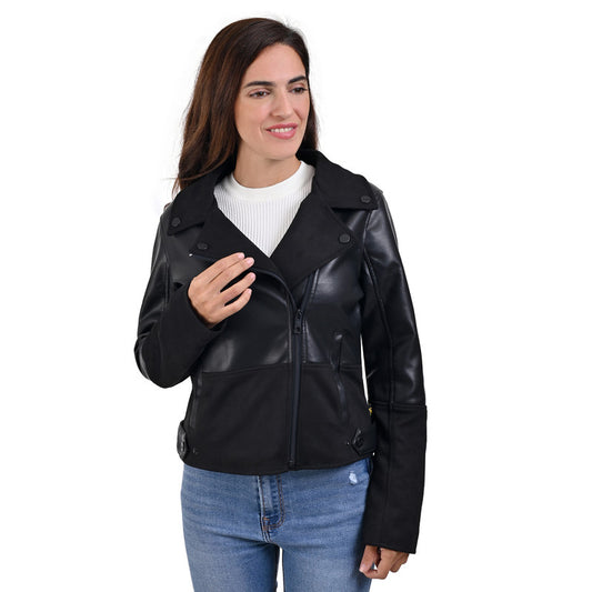 Women's biker jacket LEE in synthetic leather LEDO235U
