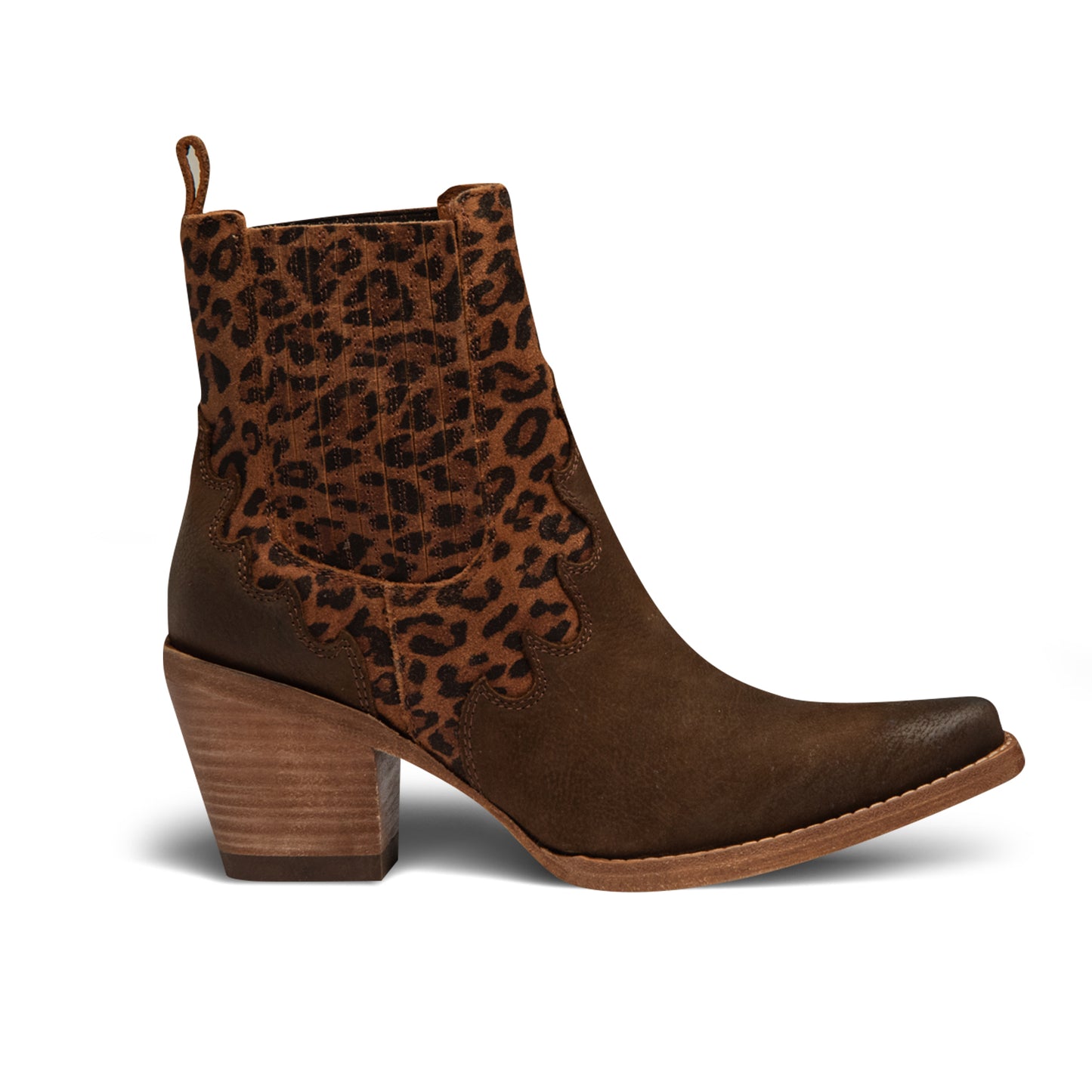 Montana Fashion Western Leather Booties By Buck & Brana