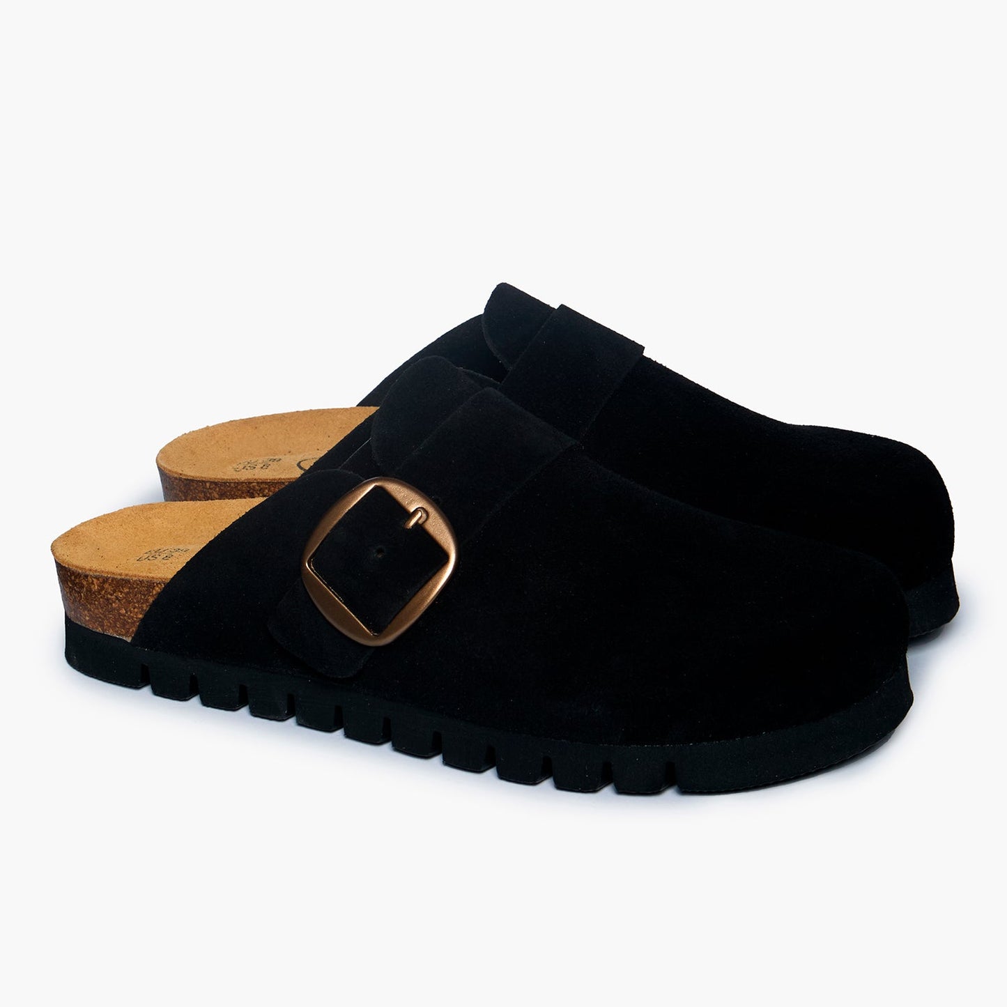 Plakton Women's Clog in Suede Bell