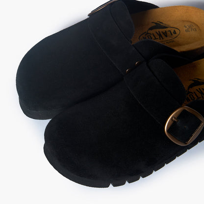 Plakton Women's Clog in Suede Bell