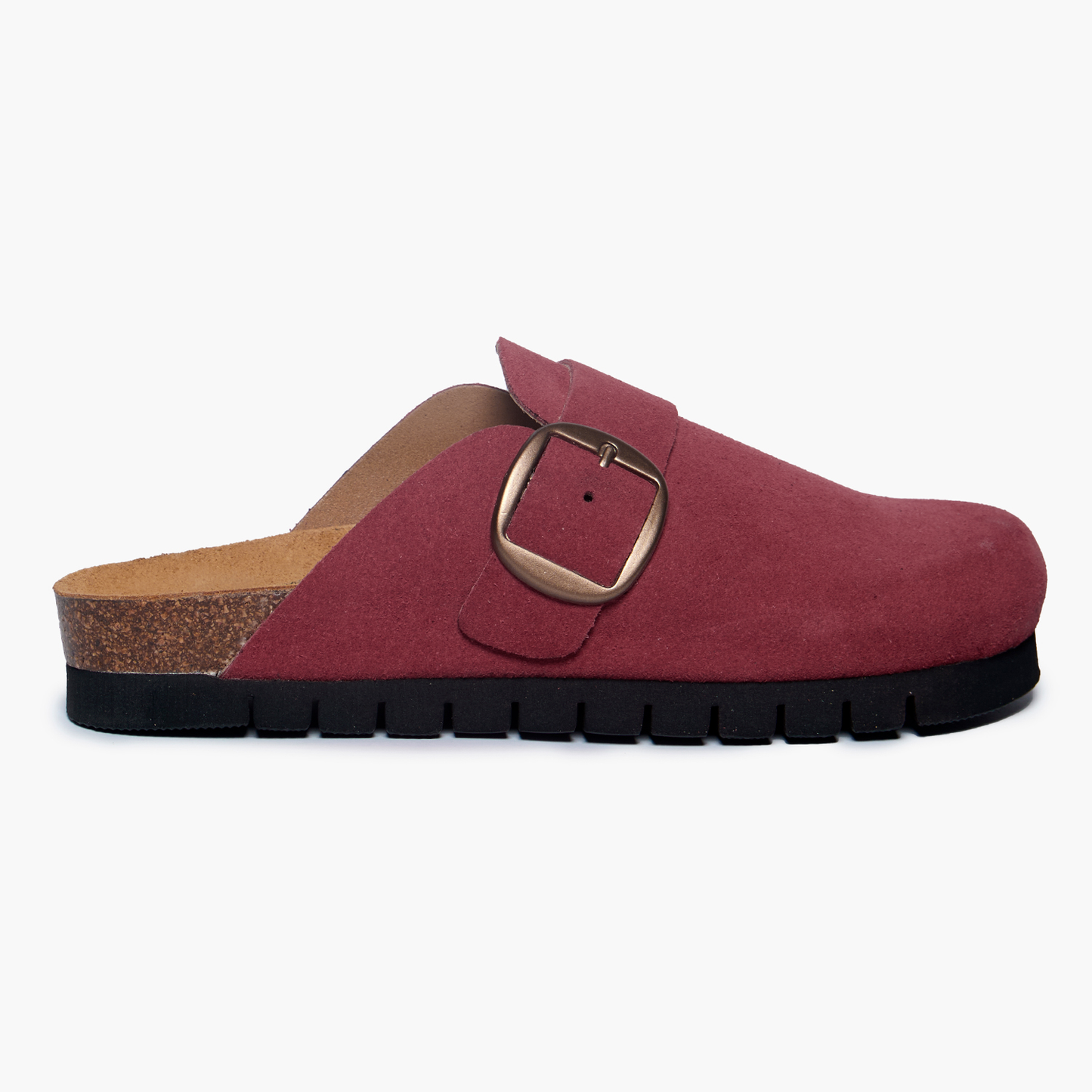 Plakton Women's Clog in Suede Bell