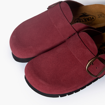 Plakton Women's Clog in Suede Bell