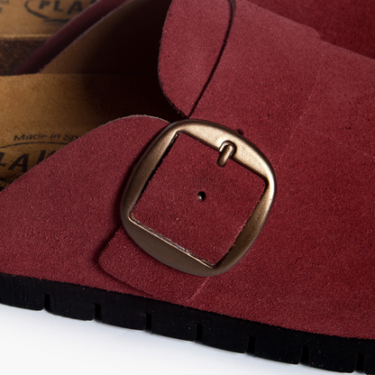Plakton Women's Clog in Suede Bell