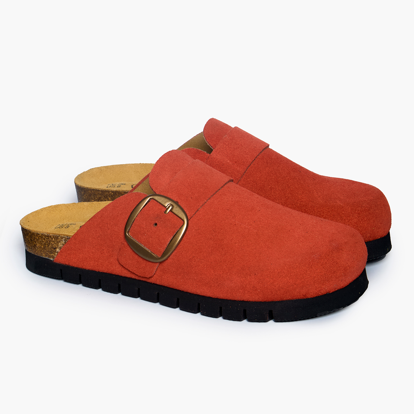 Plakton Women's Clog in Suede Bell
