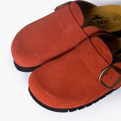 Plakton Women's Clog in Suede Bell