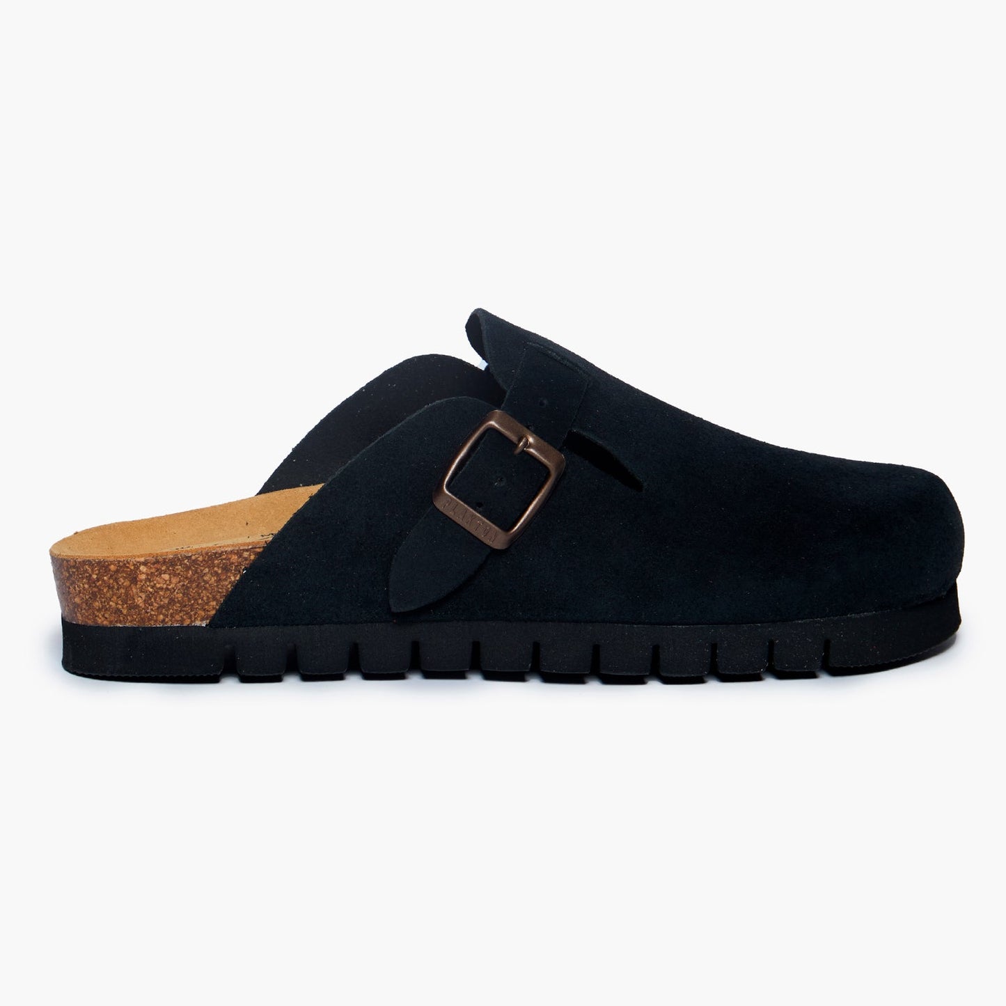 Plakton Women's Clog in Suede Bogey
