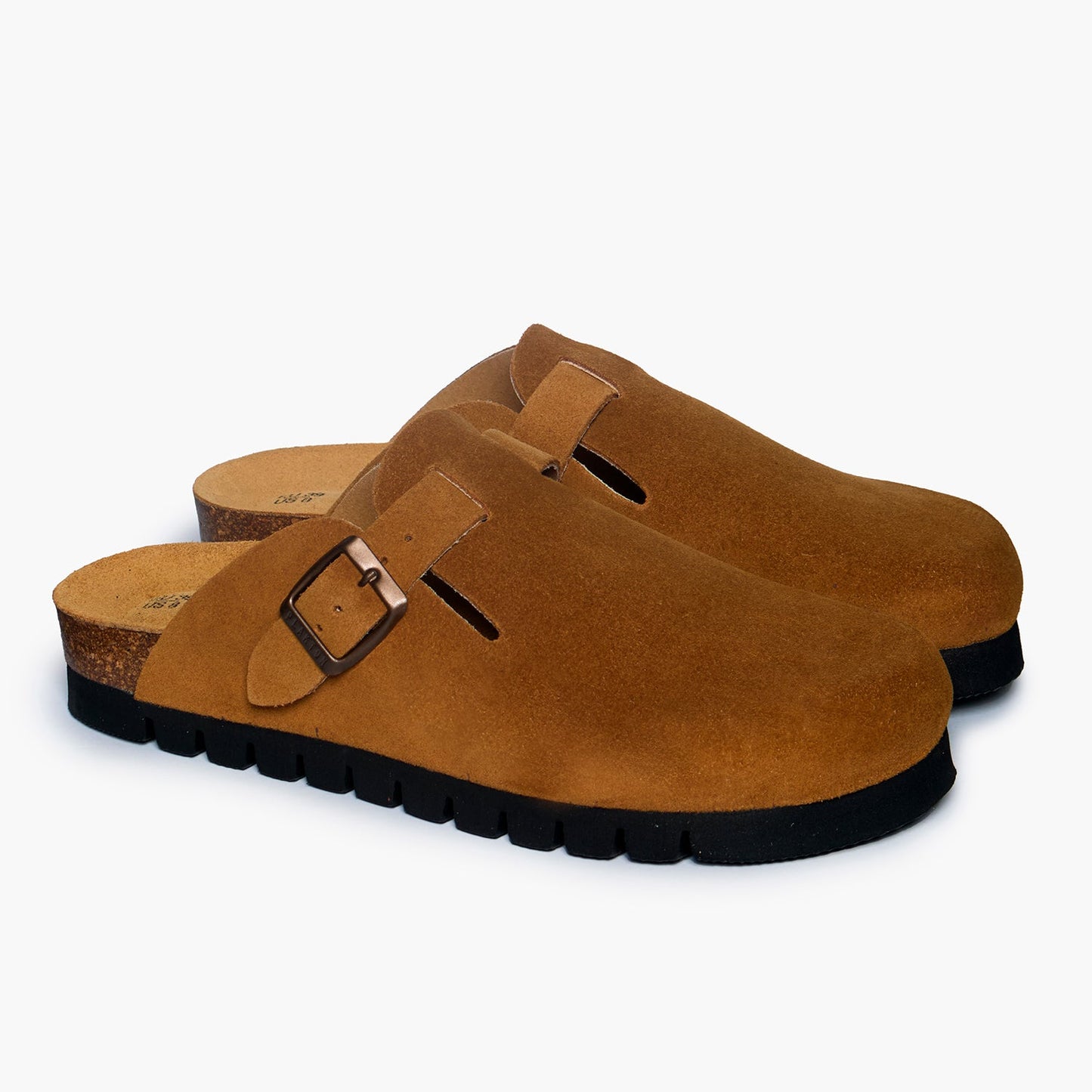 Plakton Women's Clog in Suede Bogey