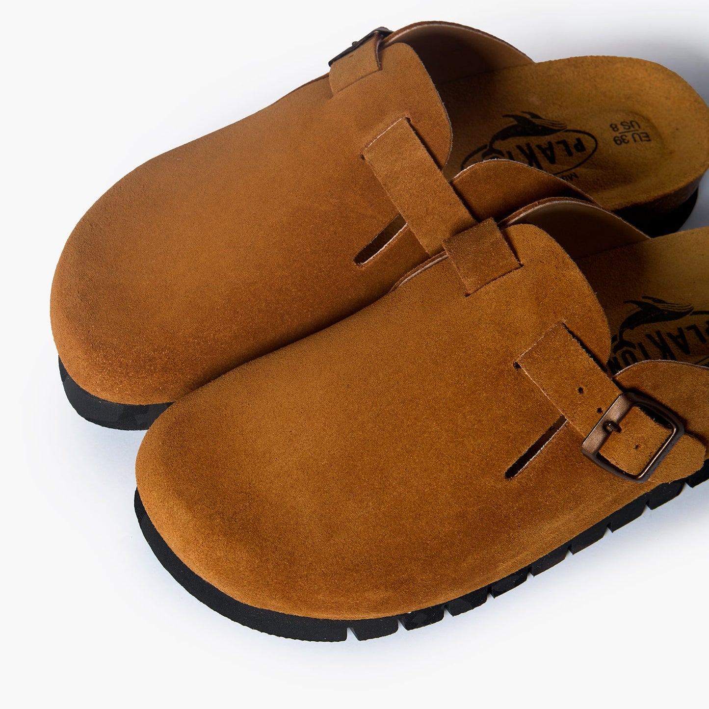 Plakton Women's Clog in Suede Bogey