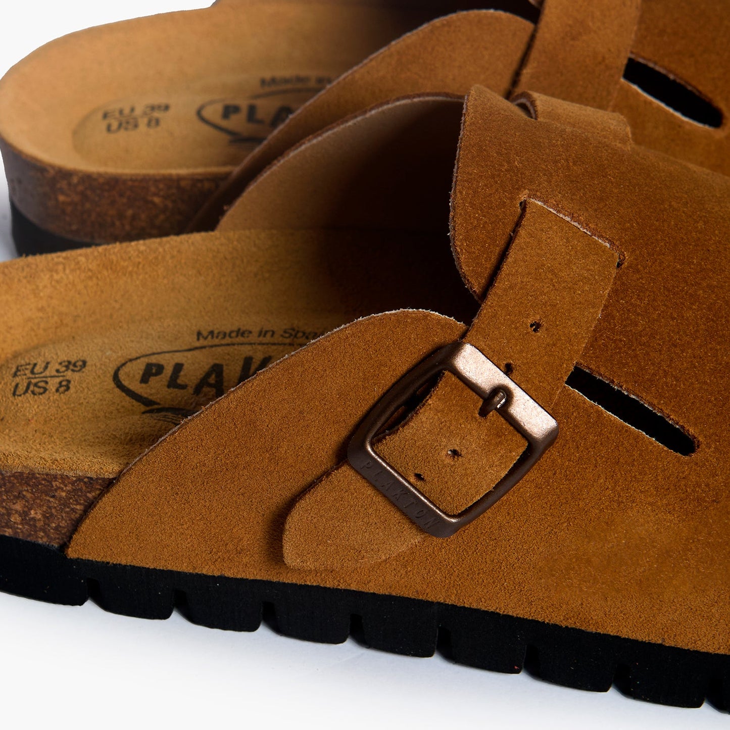 Plakton Women's Clog in Suede Bogey