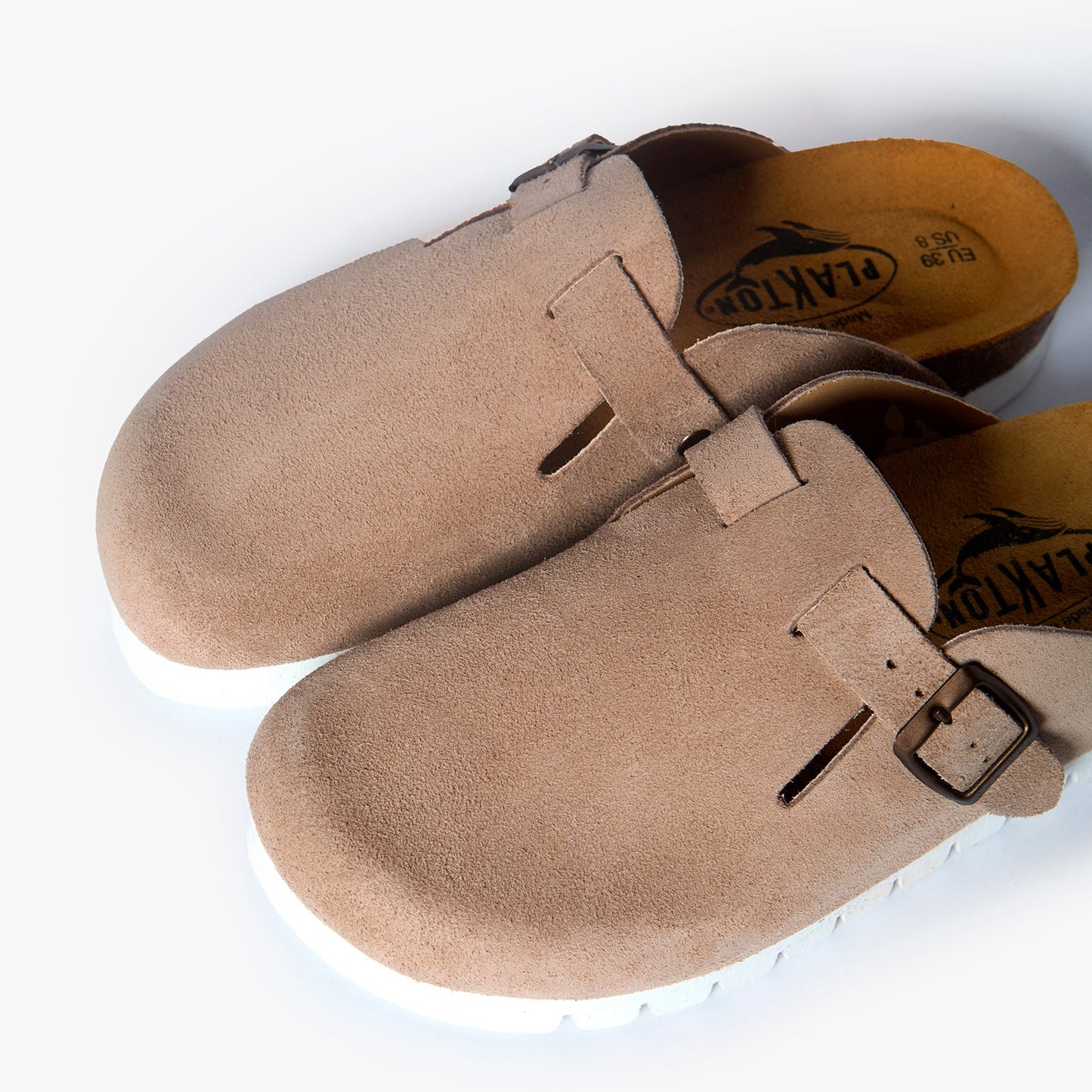 Plakton Women's Clog in Suede Bogey