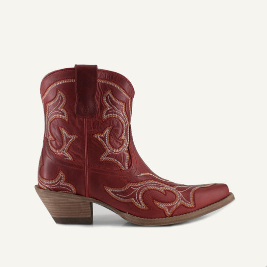 Regina Leather Cowgirl Boots - Classic Western Elegance & Comfort By Buck & Brana reg8300