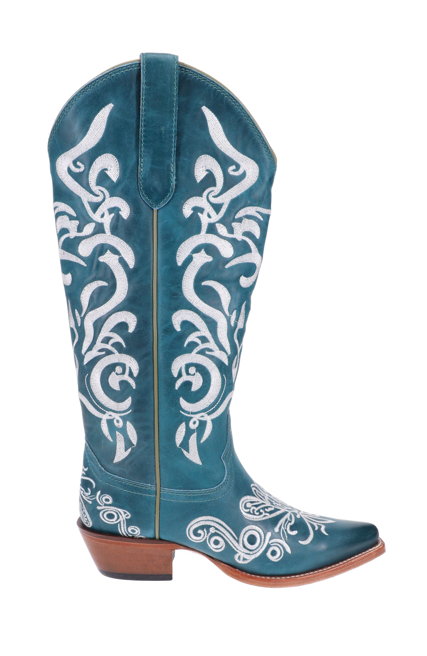 Malibu Beach Women's Premium Western Leather Boots Calypso 1002