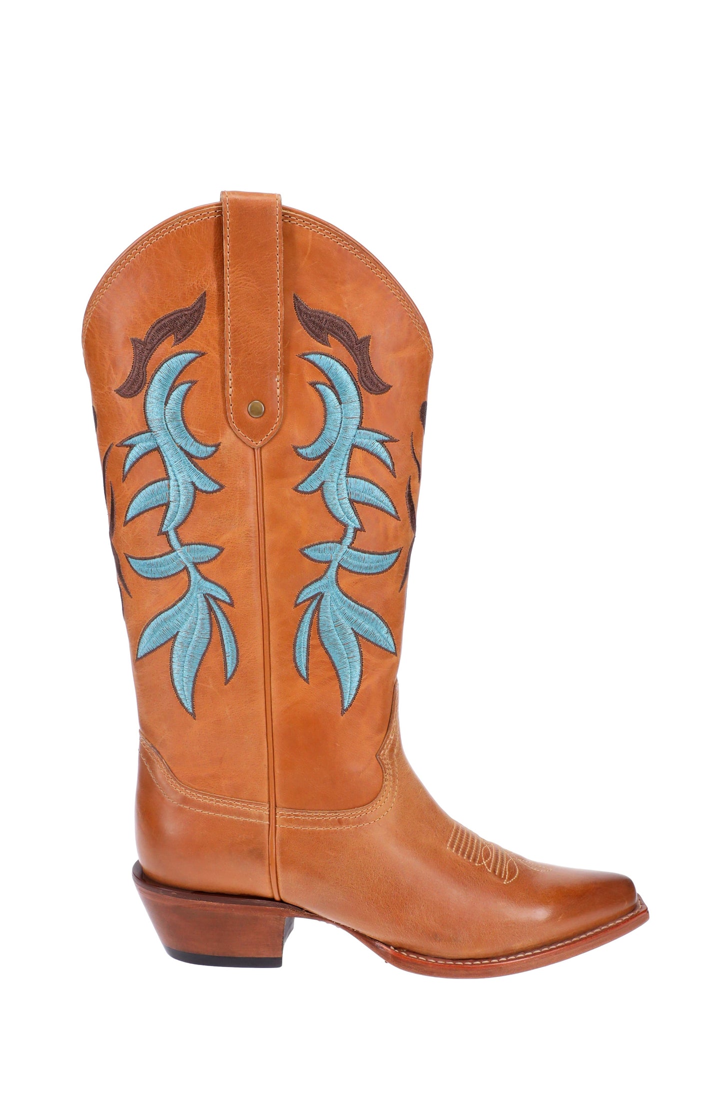 Malibu Beach Women's Premium Western Leather Boots Loni 1004