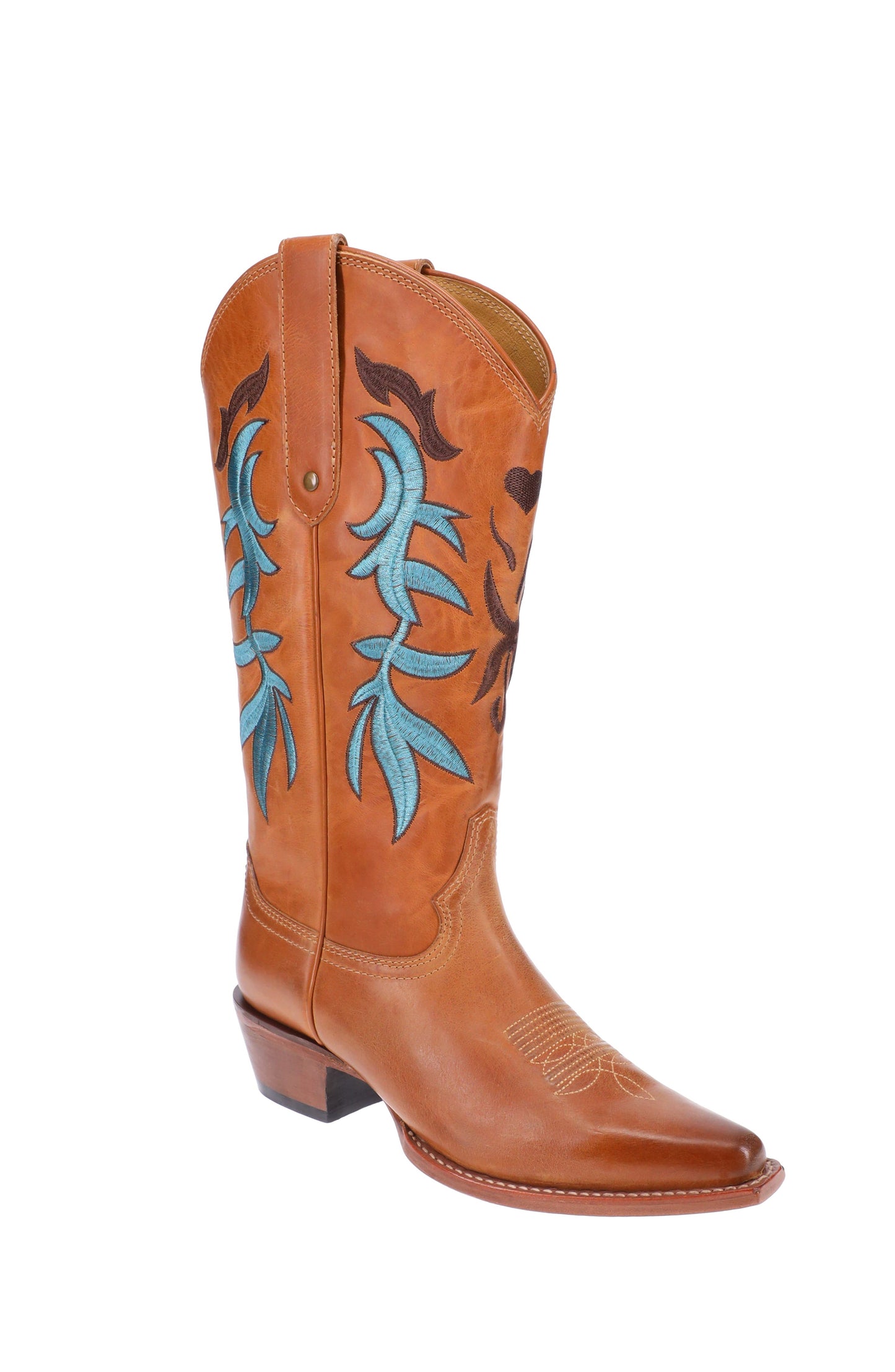 Malibu Beach Women's Premium Western Leather Boots Loni 1004