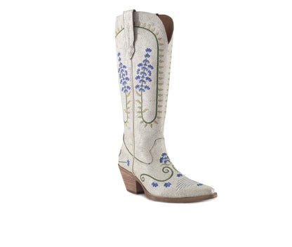 Sophia Leather Cowgirl Boots - Stylish & Comfortable by Buck & Brana