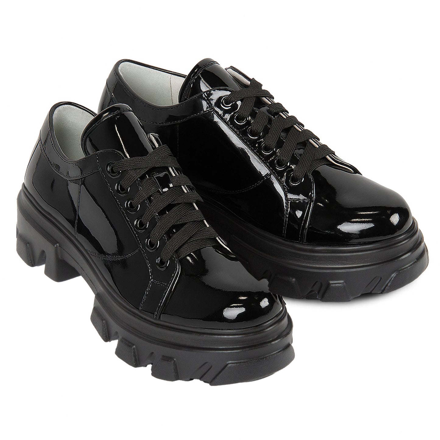 Urbnkicks Women's Leather Sneakers Shinny collegiate
