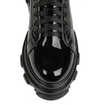 Urbnkicks Women's Leather Sneakers Shinny collegiate