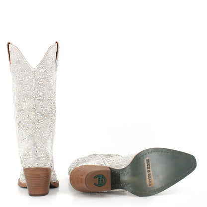 Dorothy rhinestones leather cowgirl boots by Buck & Brana