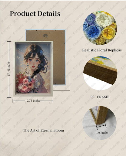 The window to the Soul - Preserved Flowers Wall Art