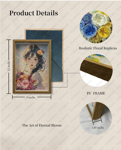 The window to the Soul - Preserved Flowers Wall Art