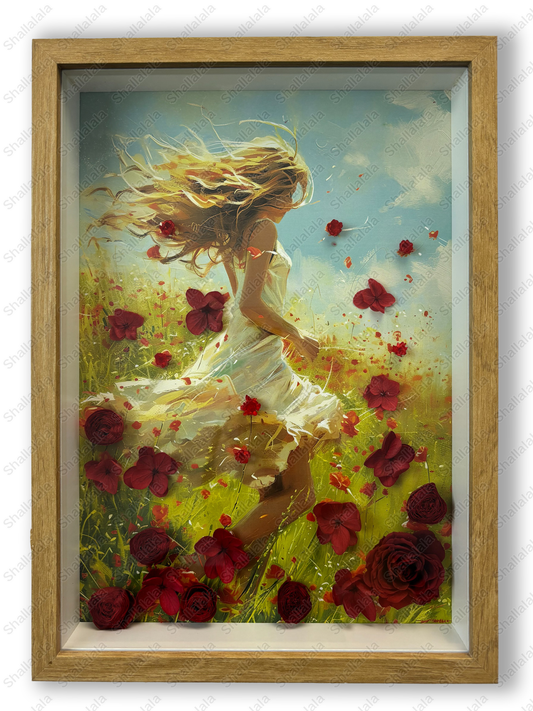 A Girl's Dream - Preserved Flowers Wall Art
