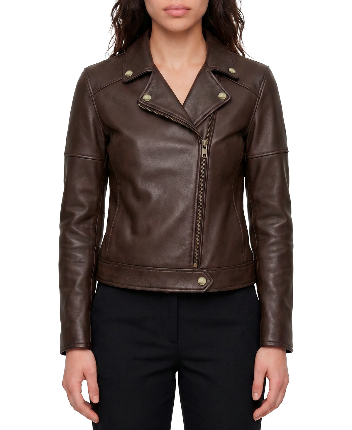 ORO Frye women's Premium Lambskin Biker Jacket FRDO2647