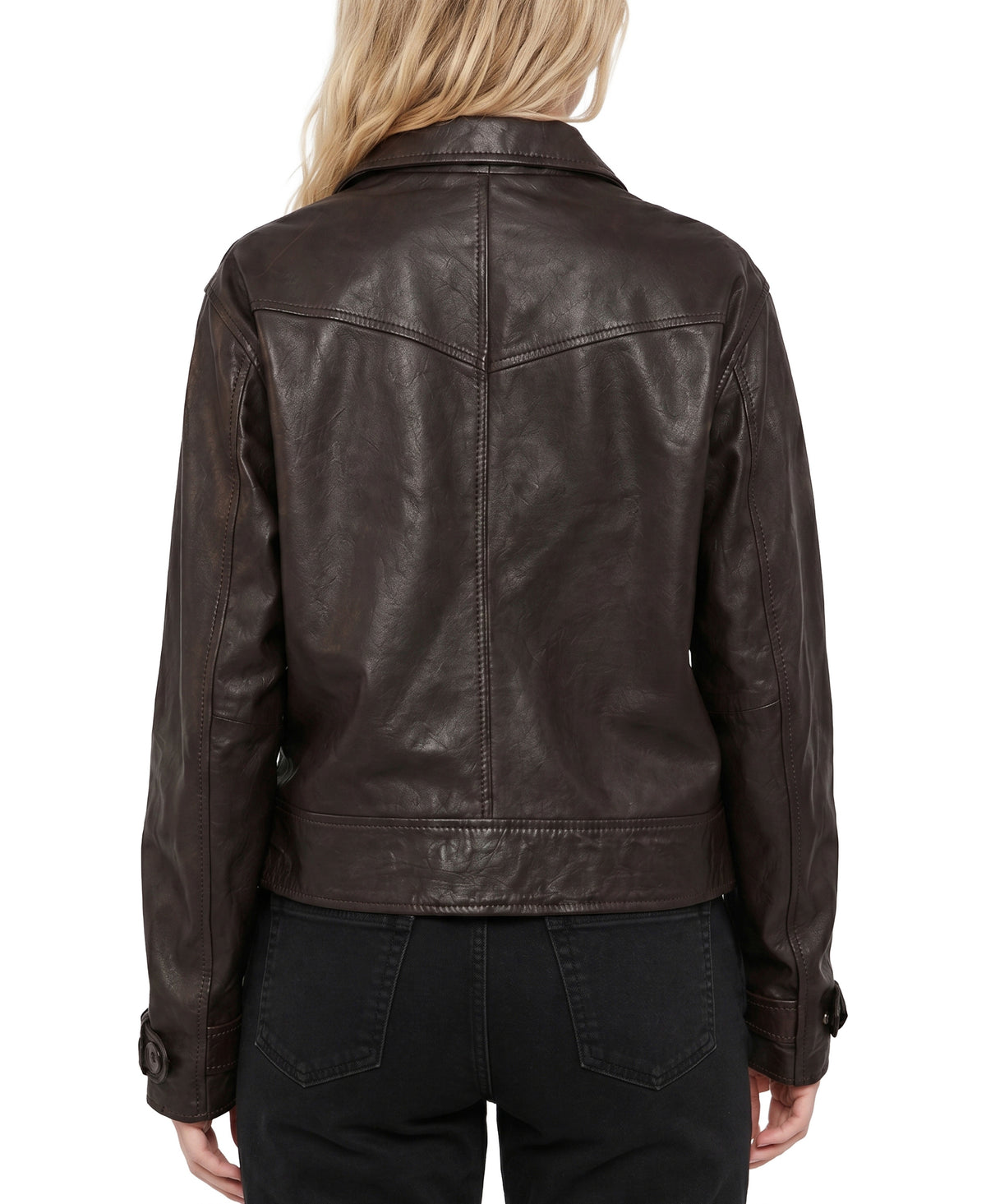 ORO Frye women's Premium Leather Utility Jacket FRDO2625