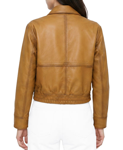 ORO Frye women's Cropped Barn Jacket FRDO263