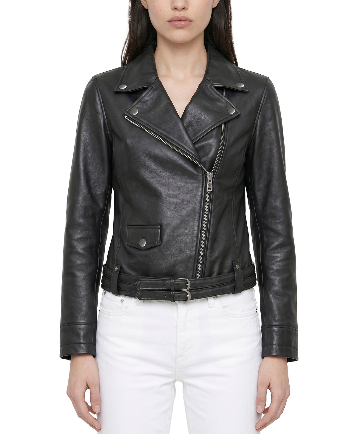 ORO Frye women's Lambskin Biker Jacket FRDO267